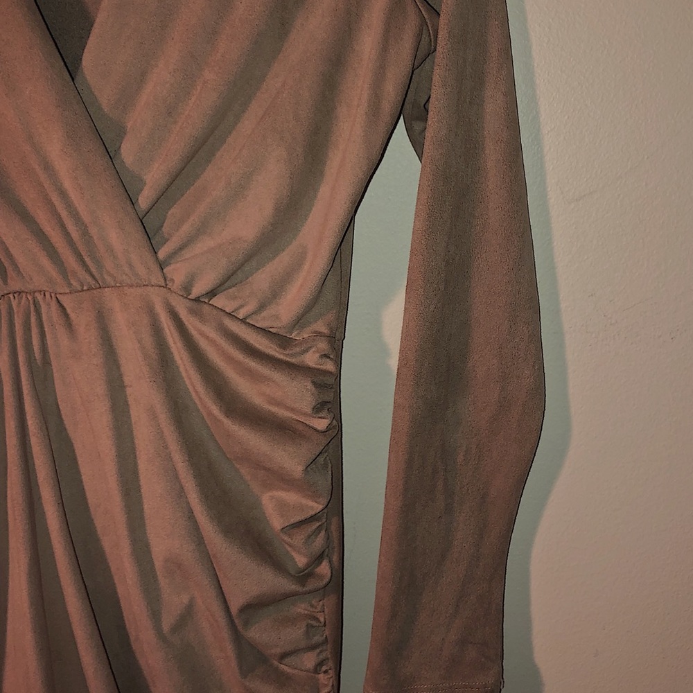 Tan night party dress